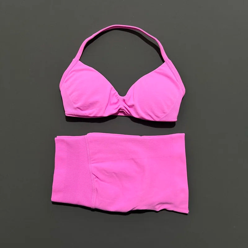 2 Pieces Sports Set Elastic Gym