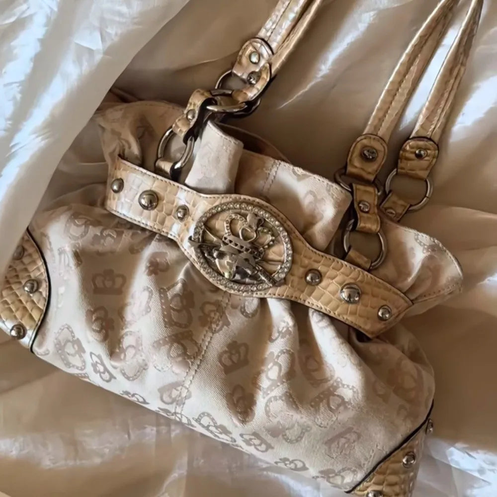 Sac à bandoulière en toile blanc