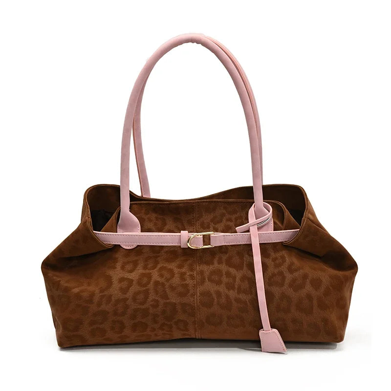 Leopard PU Leather Shoulder Bags