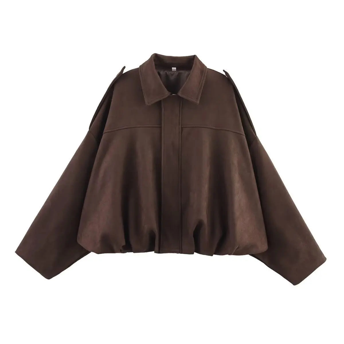 Bomber Jackets Suede Texture Coats