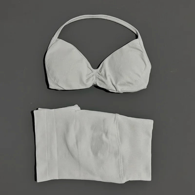 2 Pieces Sports Set Elastic Gym