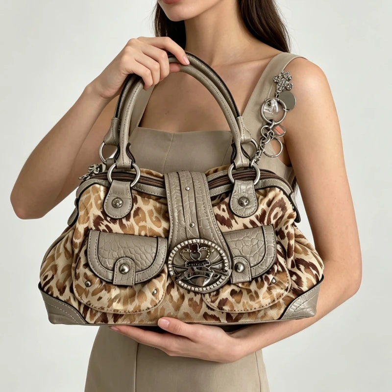 Retro Bag Leopard Print