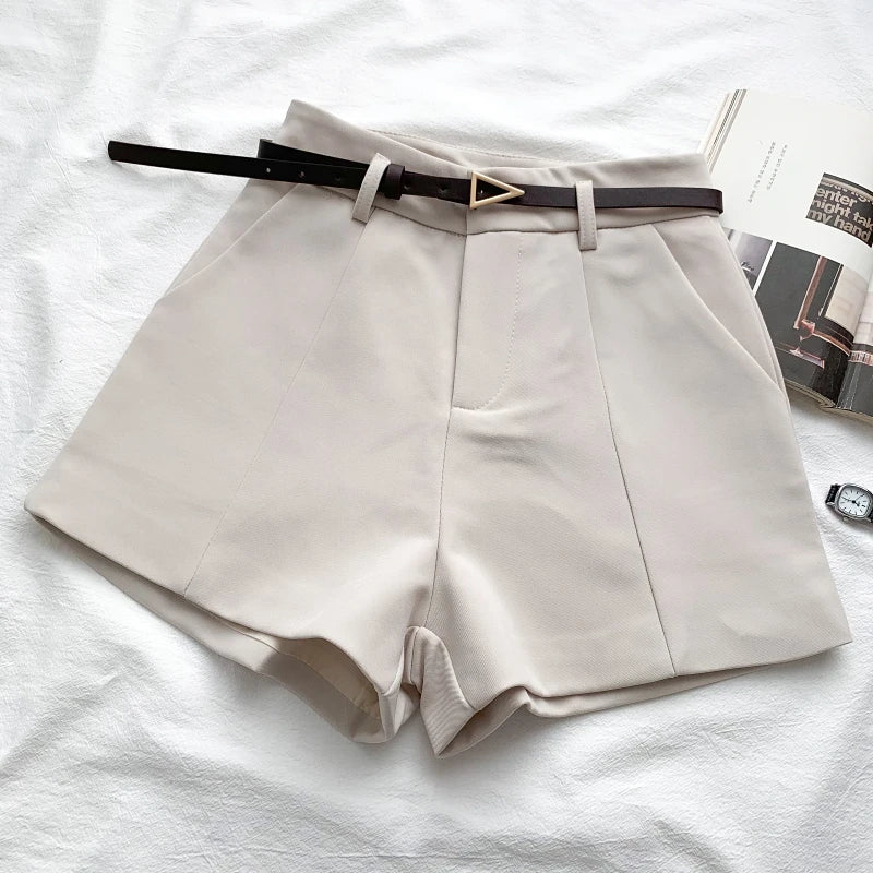 shorts with a belt