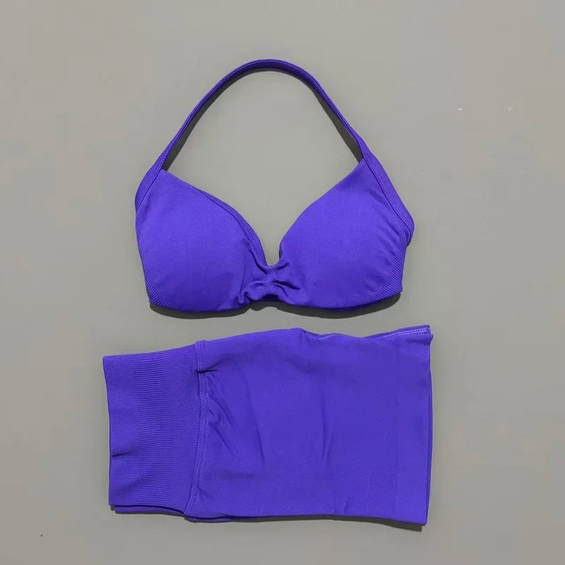 2 Pieces Sports Set Elastic Gym