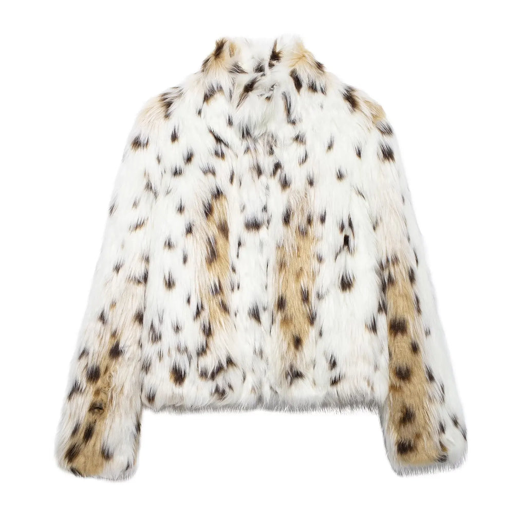 Veste de fourrure chaud ample
