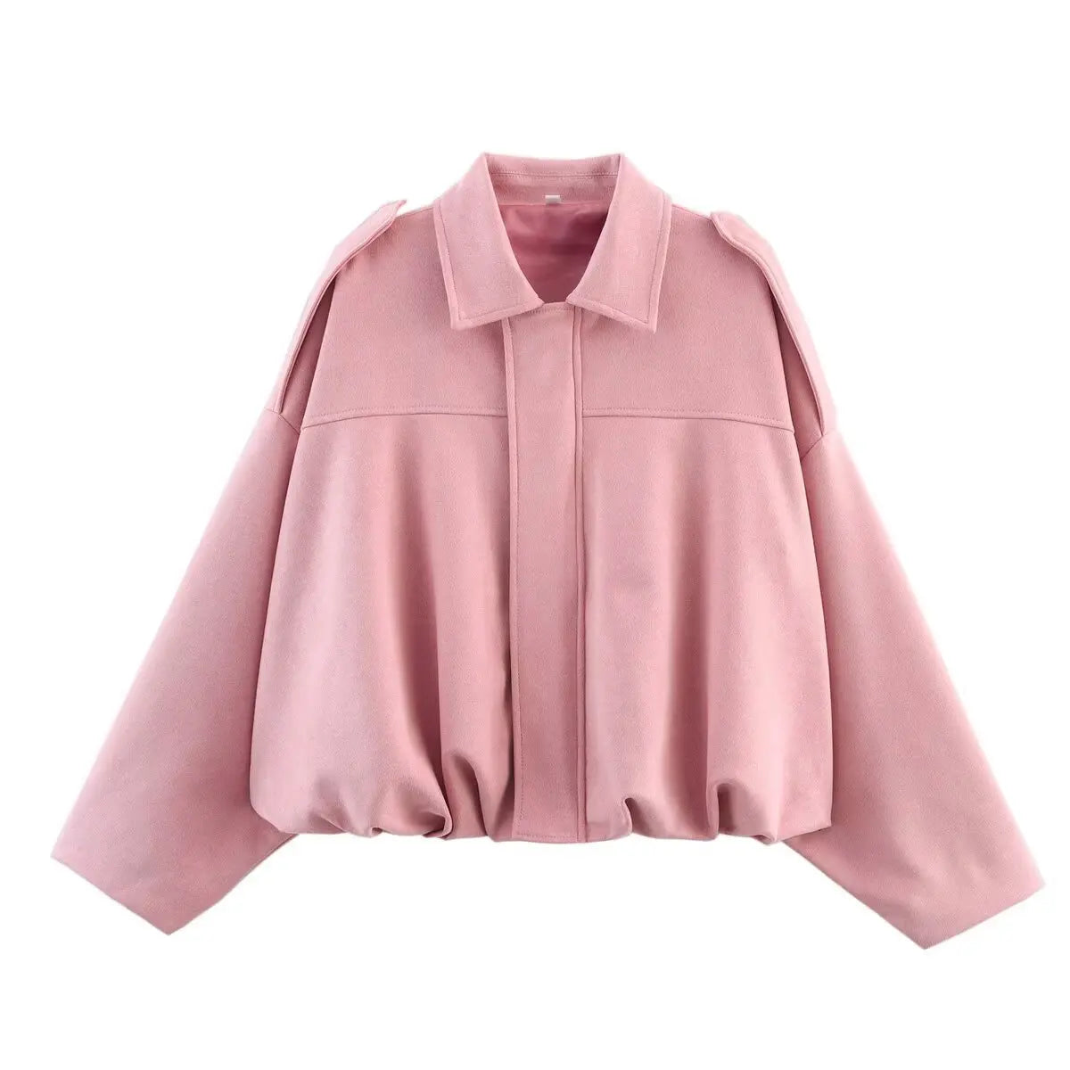 Bomber Jackets Suede Texture Coats