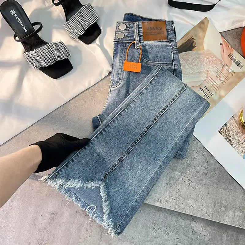 Denim Trouser Raw Edge Vintage