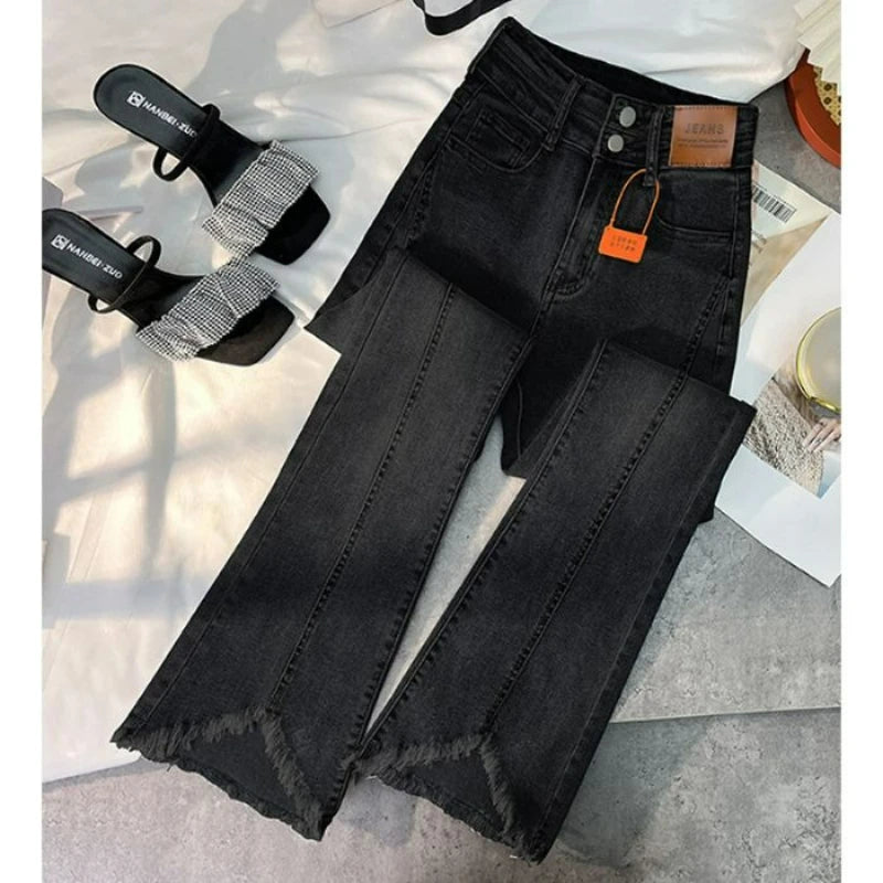 Denim Trouser Raw Edge Vintage