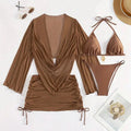 Bikini Set With Sheer Cover-Up