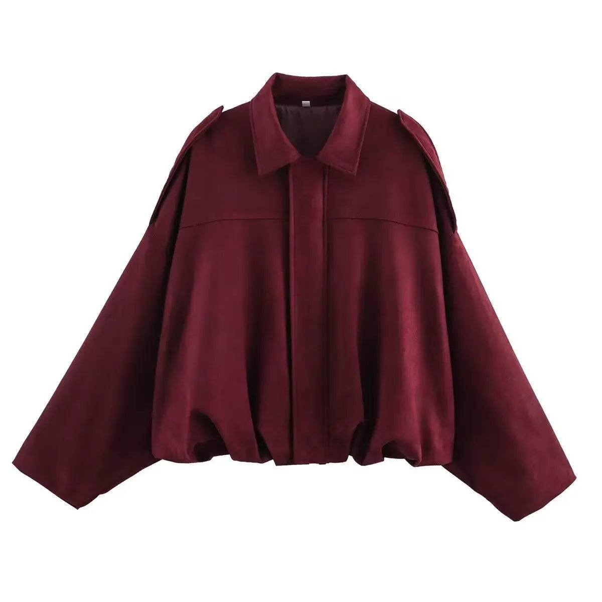 Bomber Jackets Suede Texture Coats