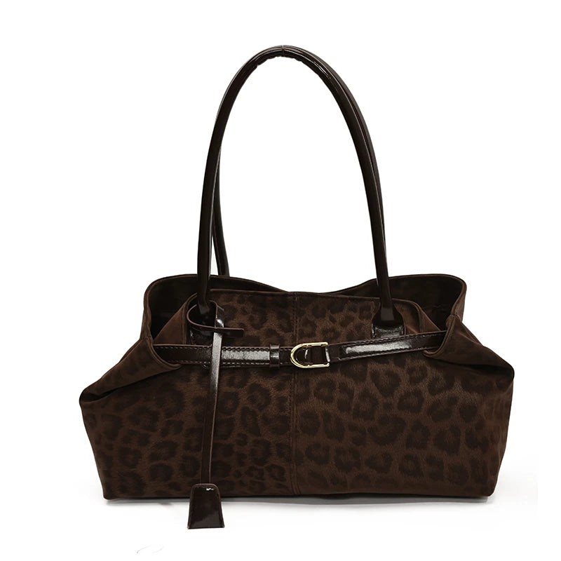 Leopard PU Leather Shoulder Bags
