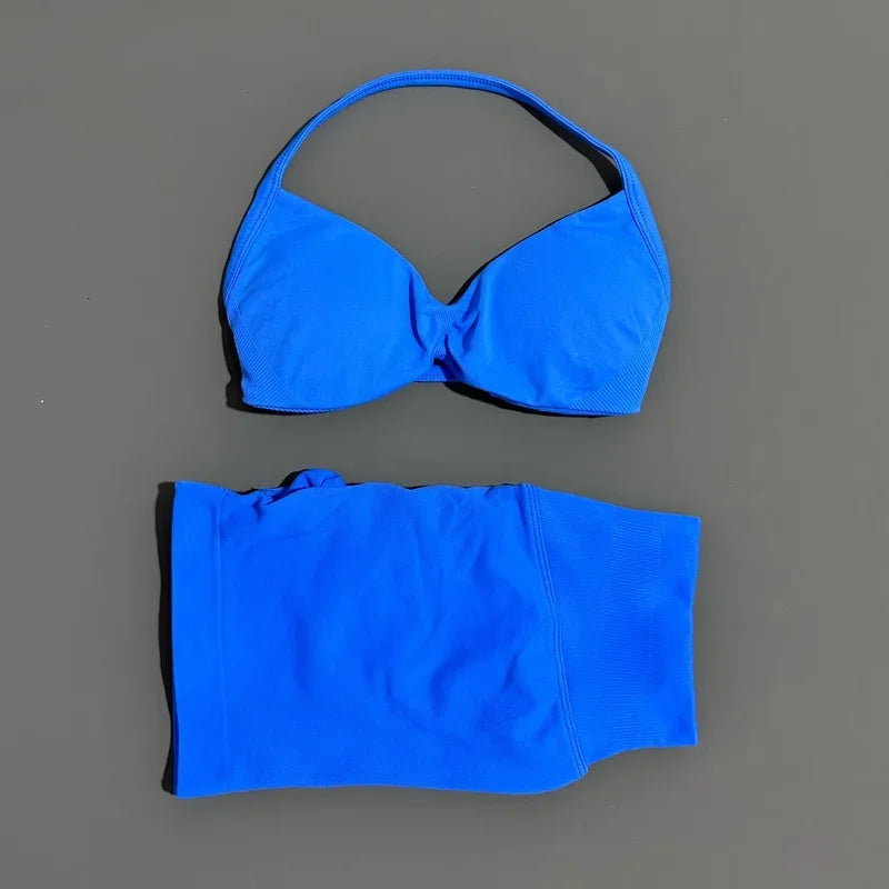 2 Pieces Sports Set Elastic Gym