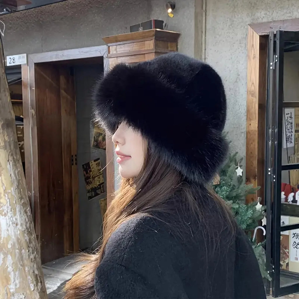 Chapeau de fourrure d'hiver