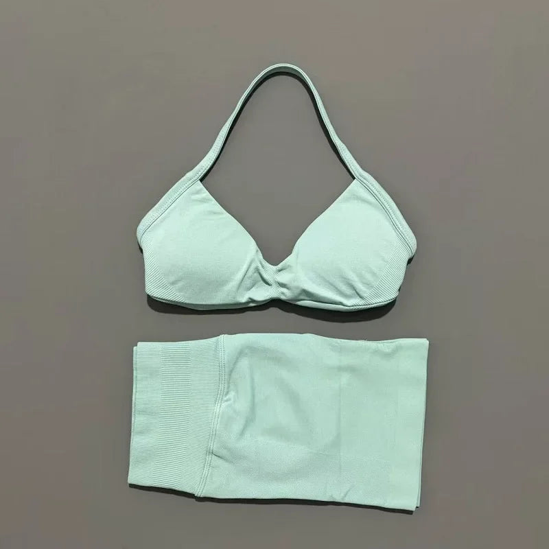2 Pieces Sports Set Elastic Gym