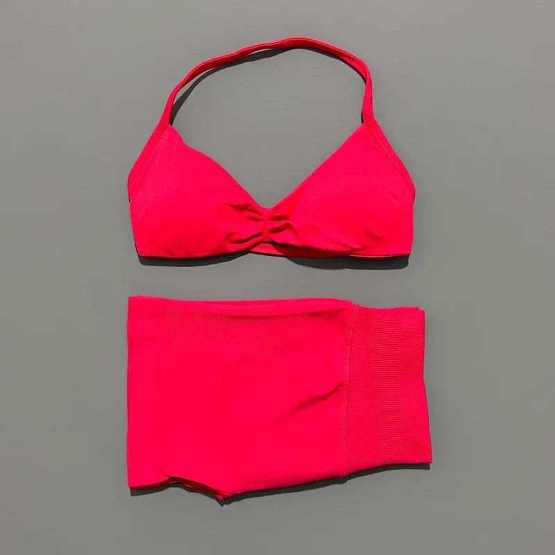 2 Pieces Sports Set Elastic Gym