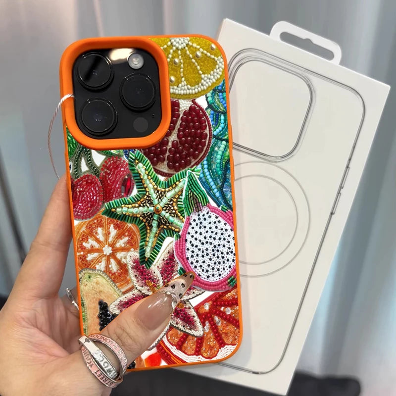 Retro Fruit Pattern Phone Case