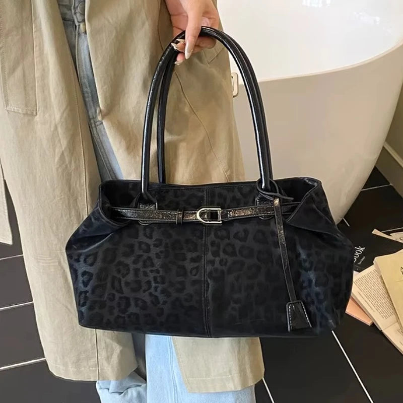 Leopard PU Leather Shoulder Bags