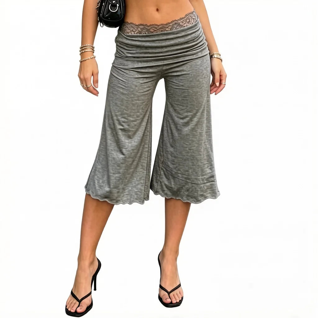 Capri Pants Cropped Pj Bottoms