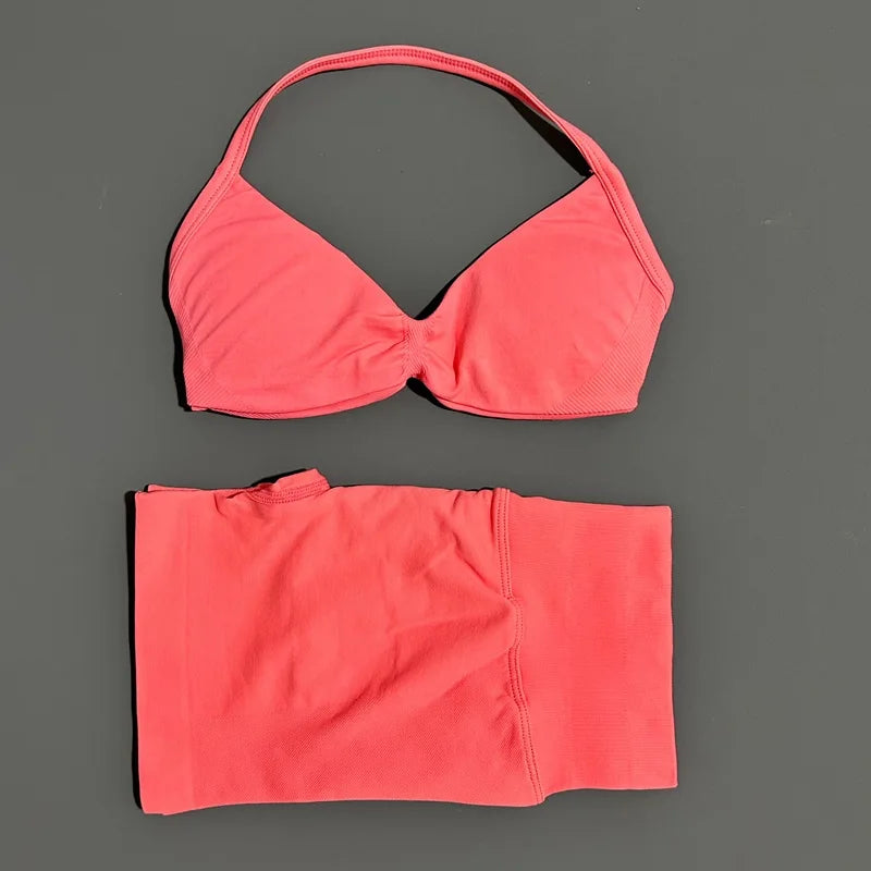 2 Pieces Sports Set Elastic Gym