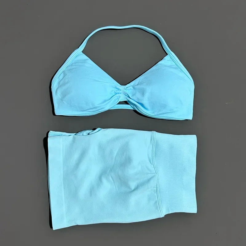 2 Pieces Sports Set Elastic Gym