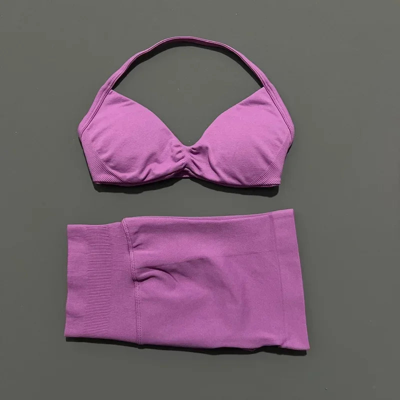 2 Pieces Sports Set Elastic Gym