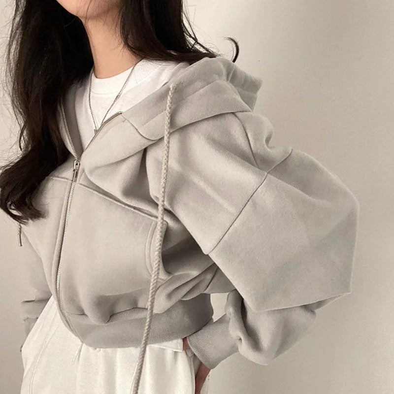 Zippered Long Sleeved