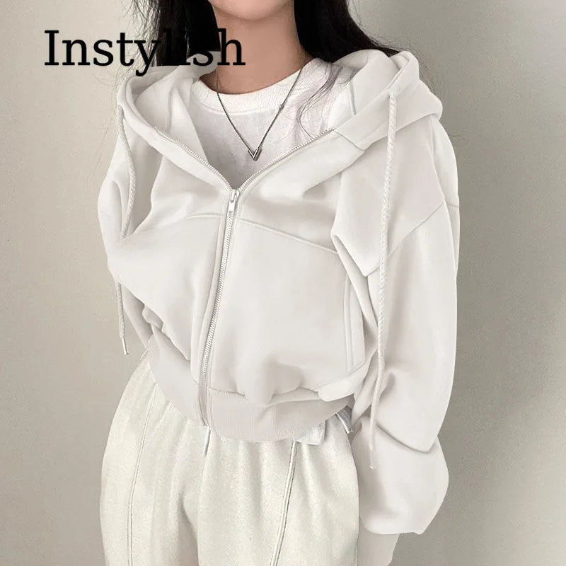 Zippered Long Sleeved