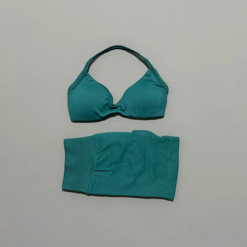 2 Pieces Sports Set Elastic Gym
