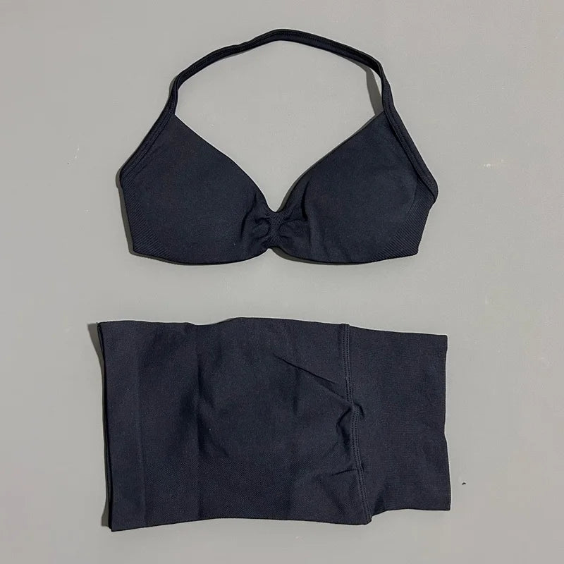 2 Pieces Sports Set Elastic Gym