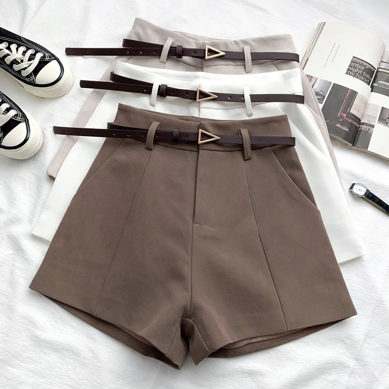 shorts with a belt