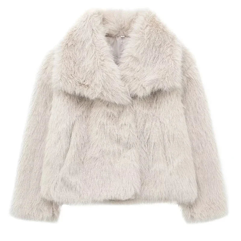 Veste avec fourrure