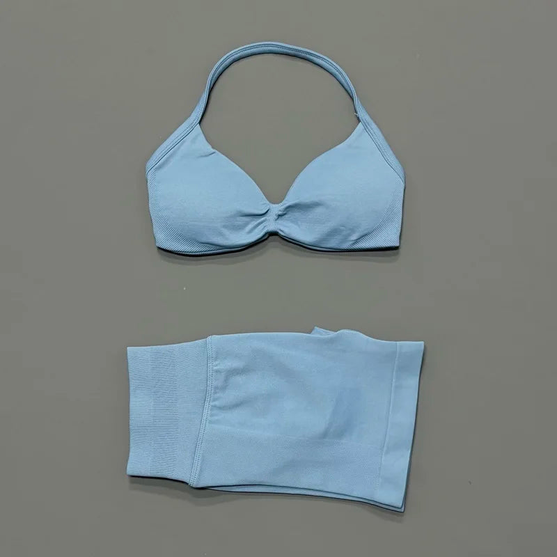 2 Pieces Sports Set Elastic Gym