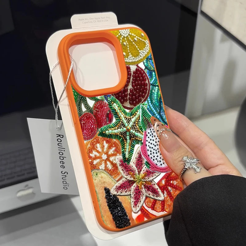 Retro Fruit Pattern Phone Case