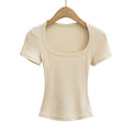Basic short-sleeved top