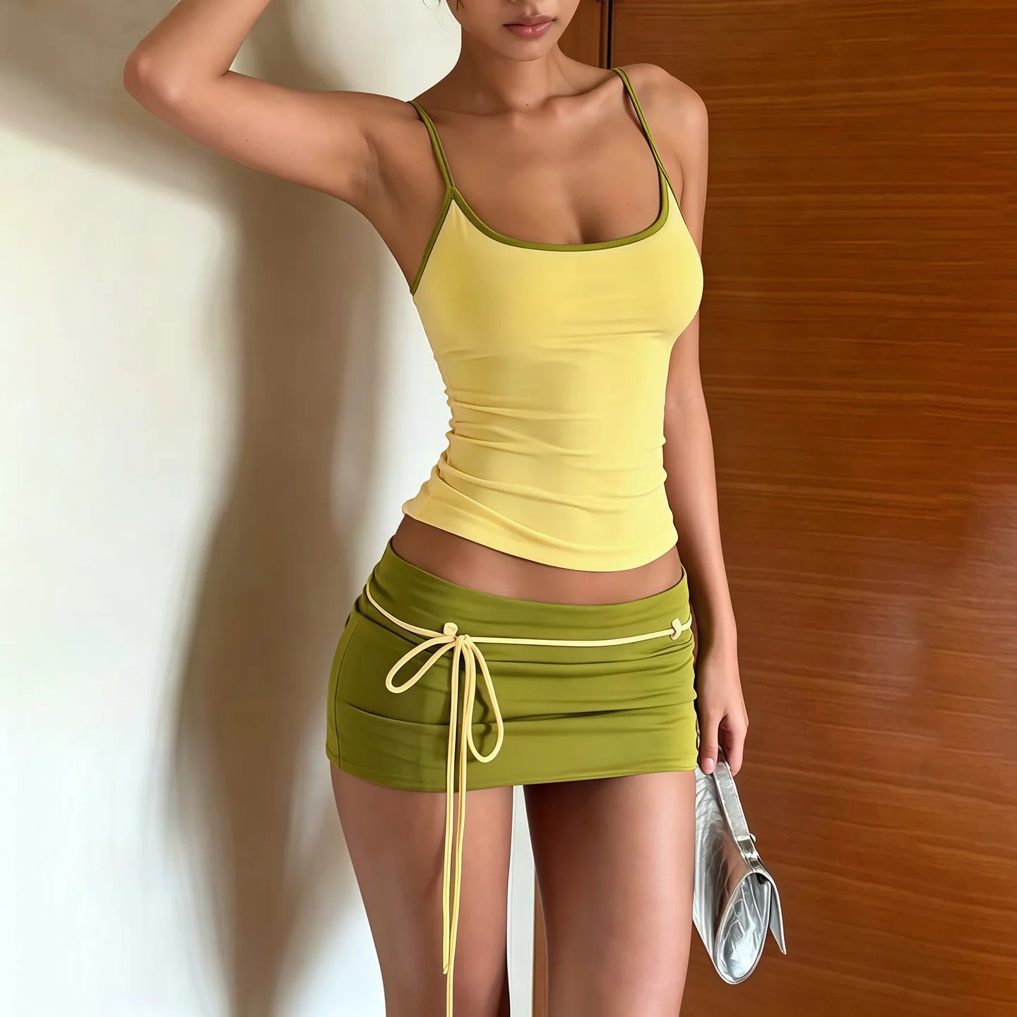 Contrast Color Outfit