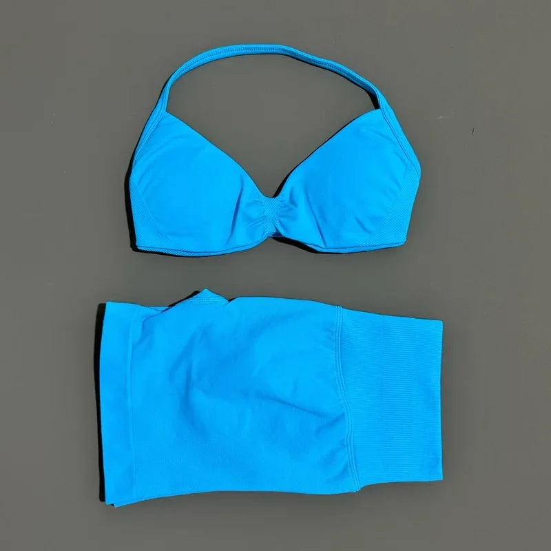 2 Pieces Sports Set Elastic Gym