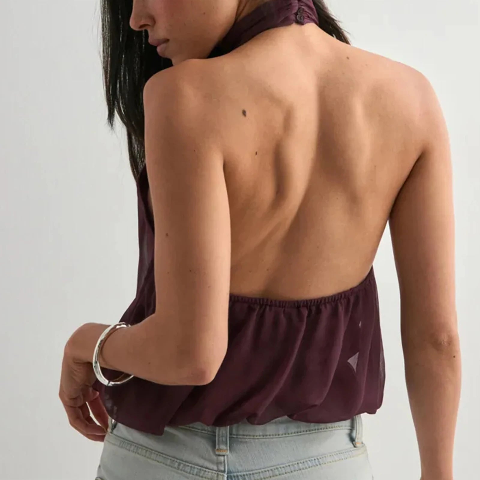 Tops Elegant  Lady Casual