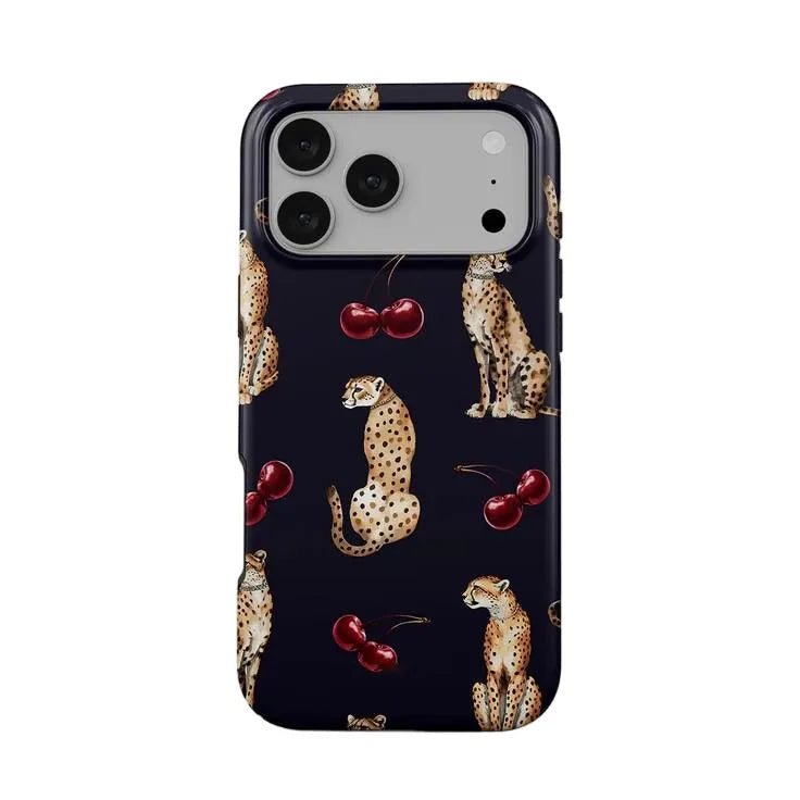 Luxury Clmj Velvet Night Cougar Phone Case