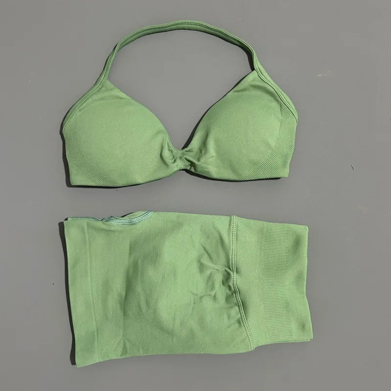 2 Pieces Sports Set Elastic Gym