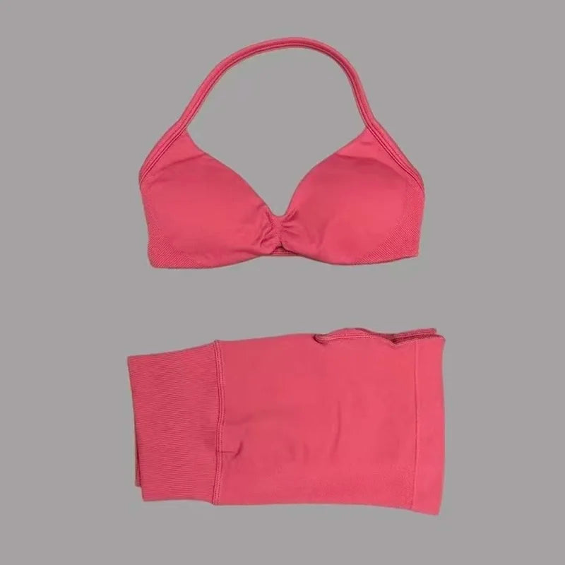 2 Pieces Sports Set Elastic Gym