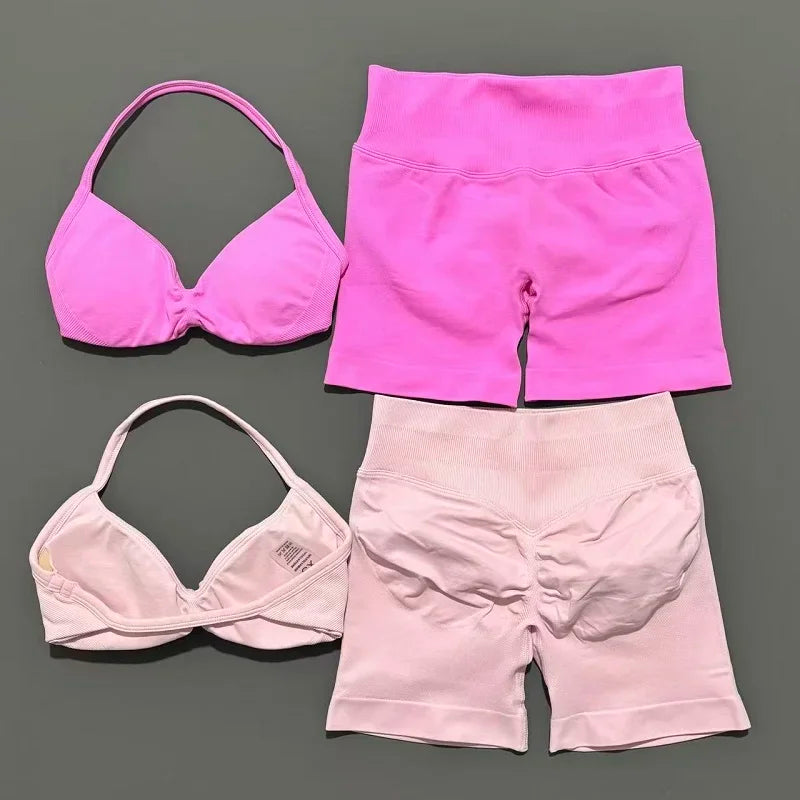 2 Pieces Sports Set Elastic Gym