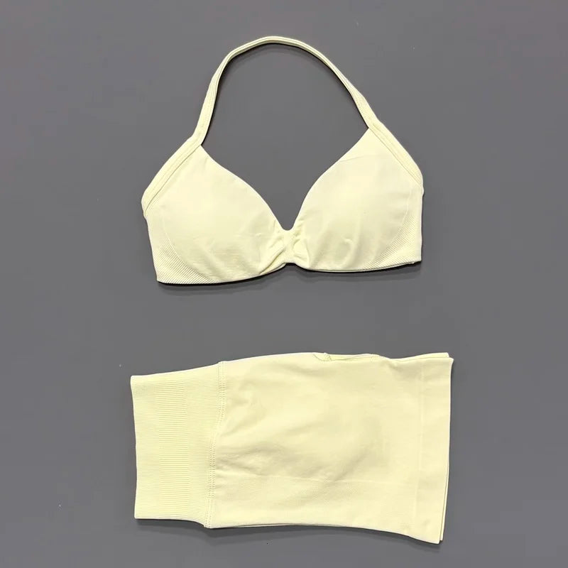 2 Pieces Sports Set Elastic Gym