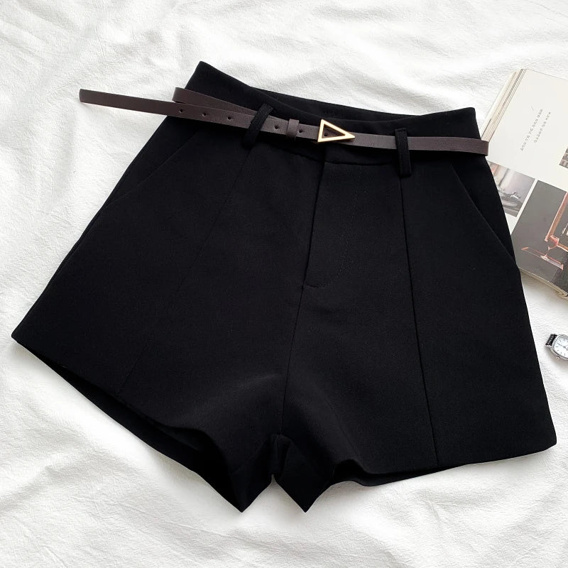 shorts with a belt