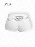 Letter Printed Shorts