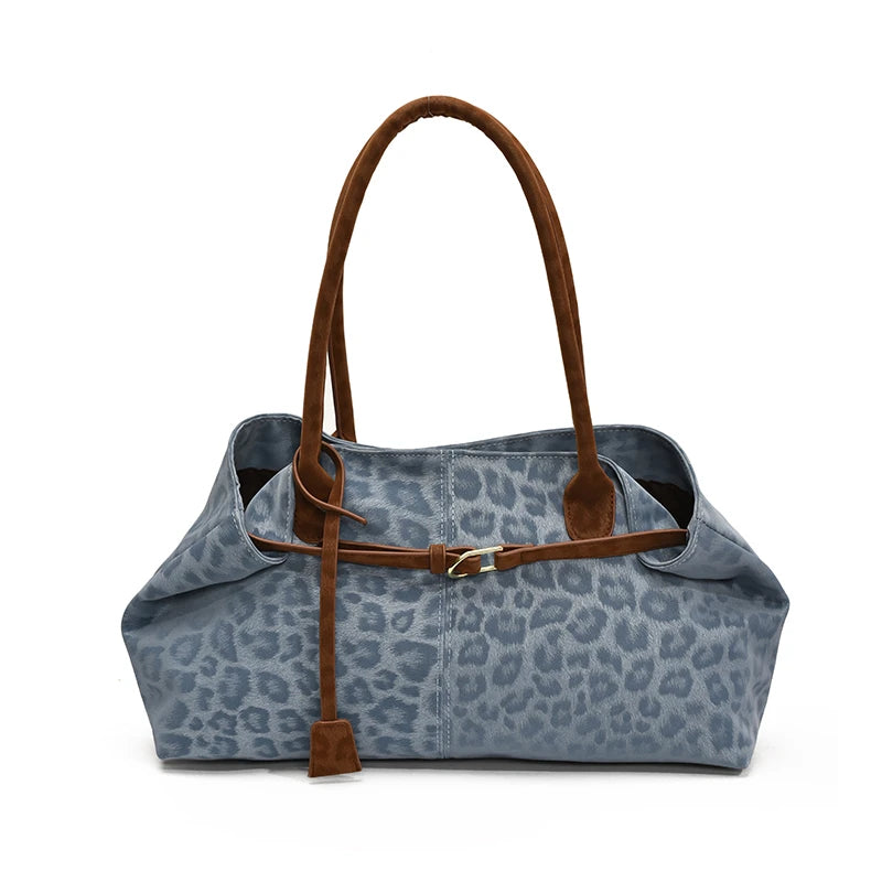 Leopard PU Leather Shoulder Bags
