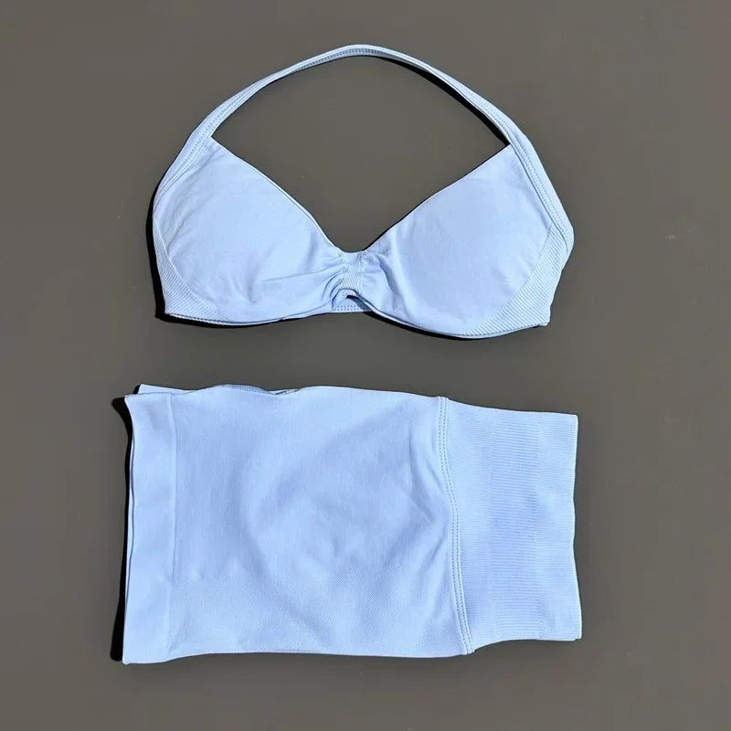 2 Pieces Sports Set Elastic Gym