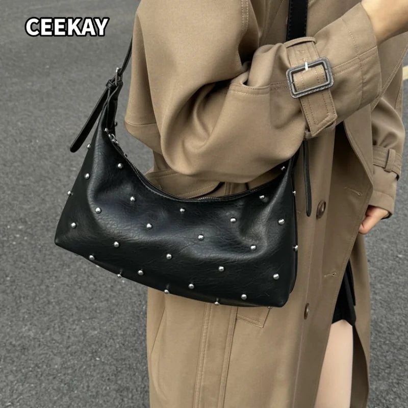 Bag Dark Brown Glossy PU