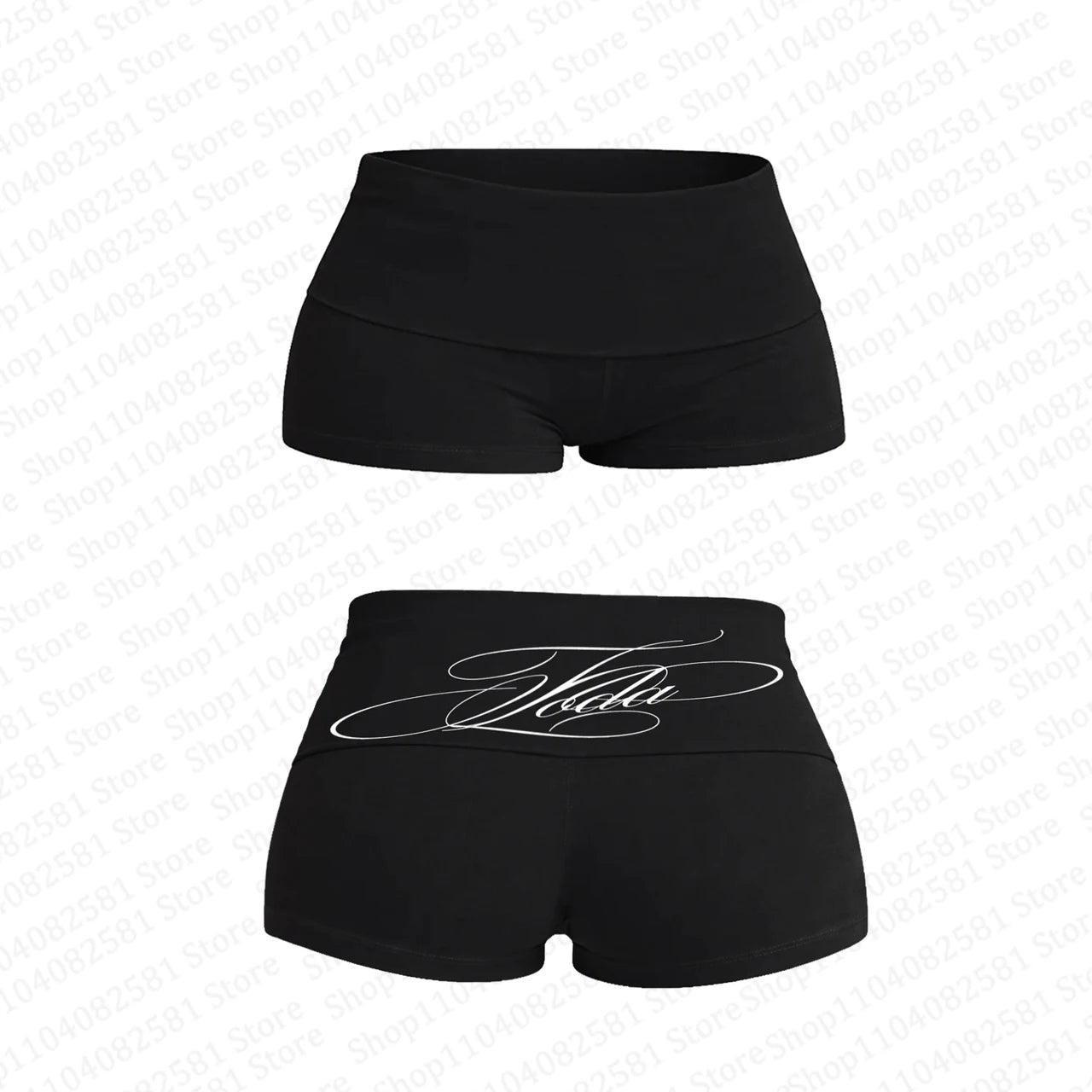 Letter Printed Shorts