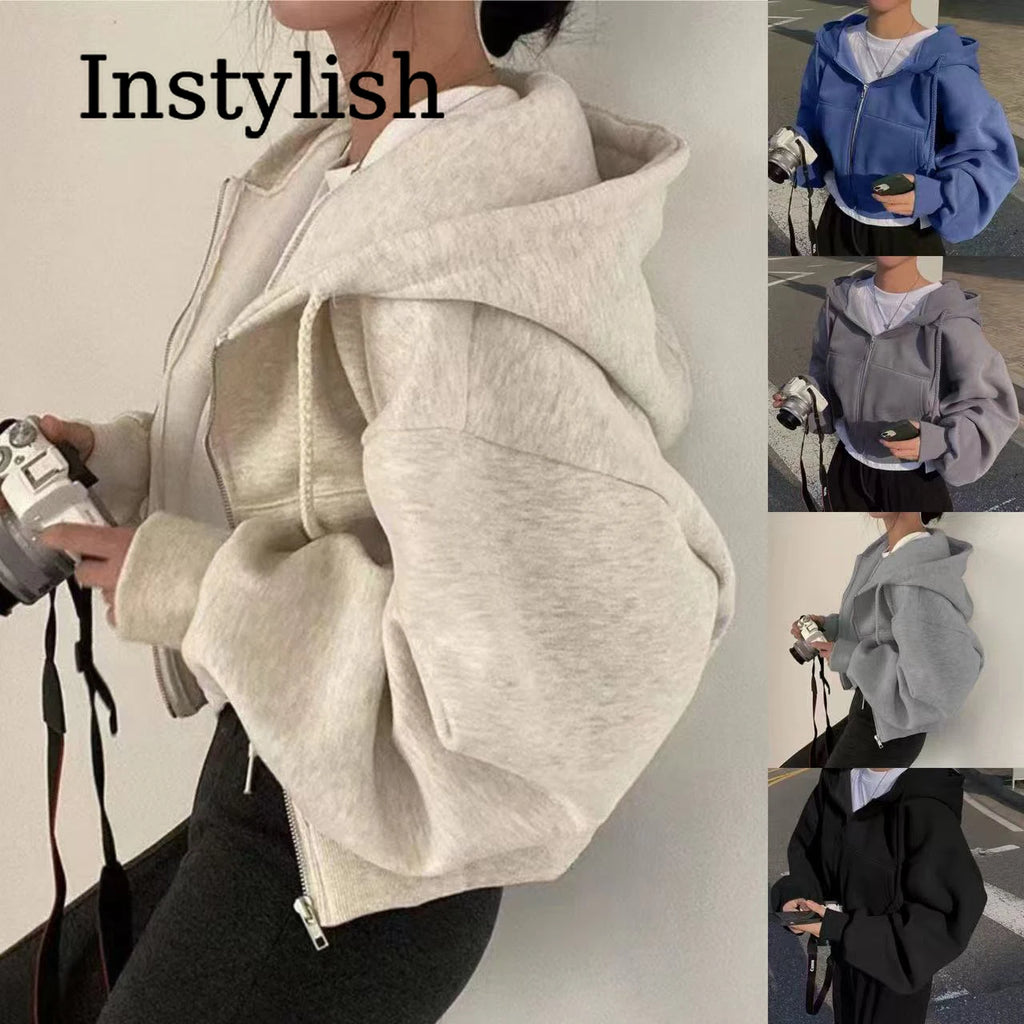 Zippered Long Sleeved