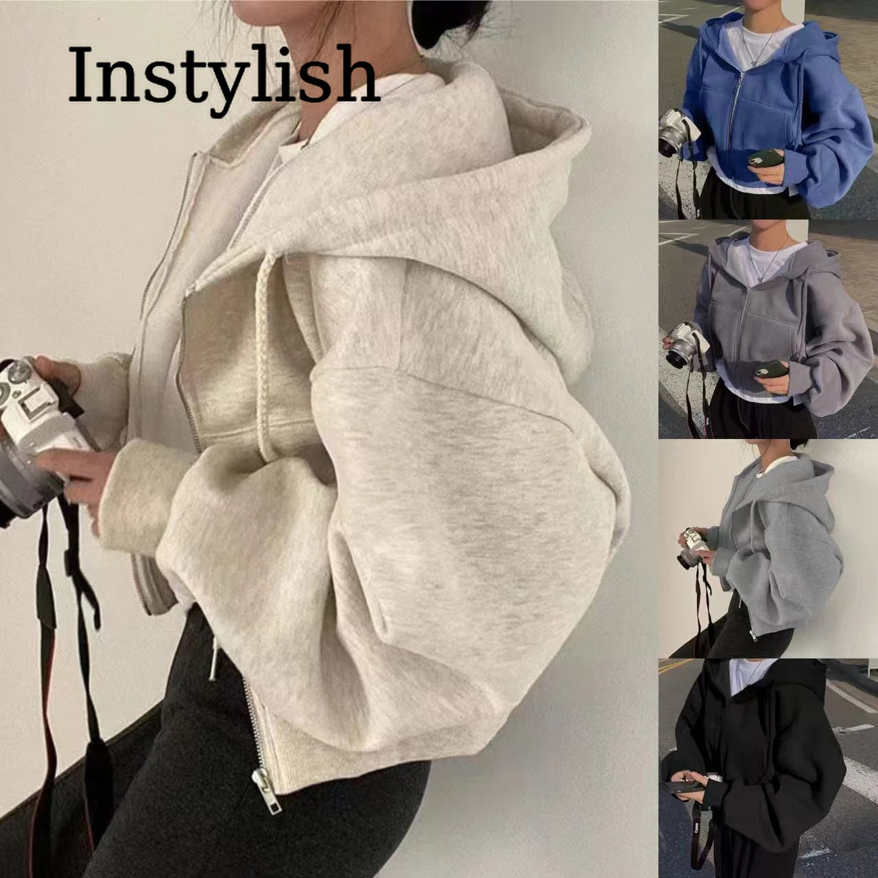 Zippered Long Sleeved